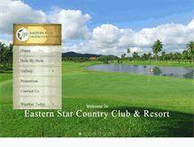 Tablet Screenshot of easternstargolfcourse.com